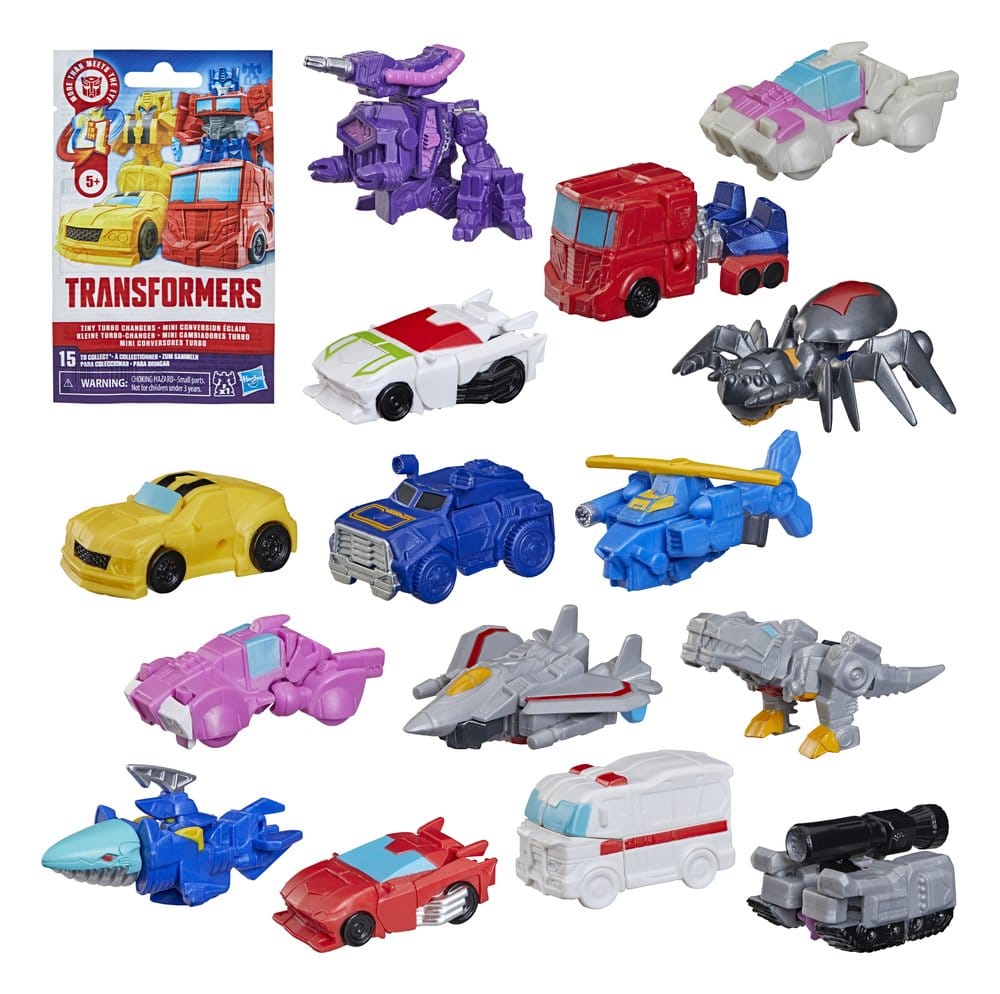Transformers Mini Action Figures 4 Cm Tiny Turbo Changers