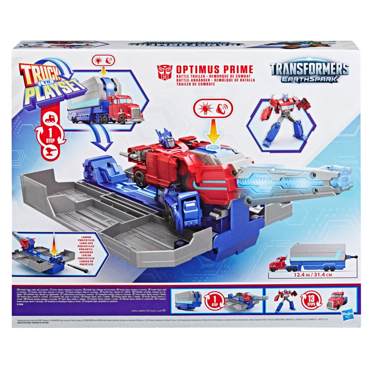 Transformers Earthspark Optimus Prime Battle Trailer