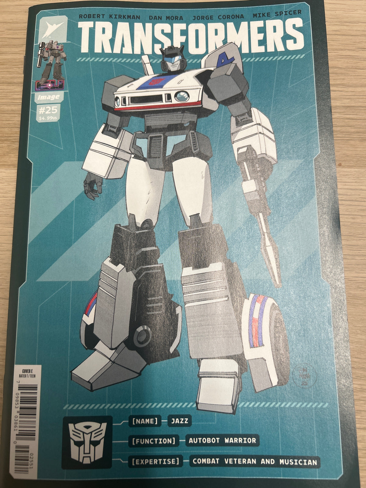Transformers #25 Cvr E Inc 1:50 Dan Mora & Andres Juarez Var
