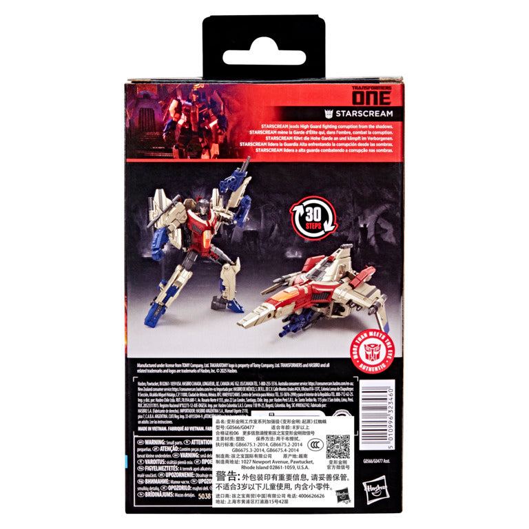 Transformers Studio Series Deluxe Class Starscream (One)