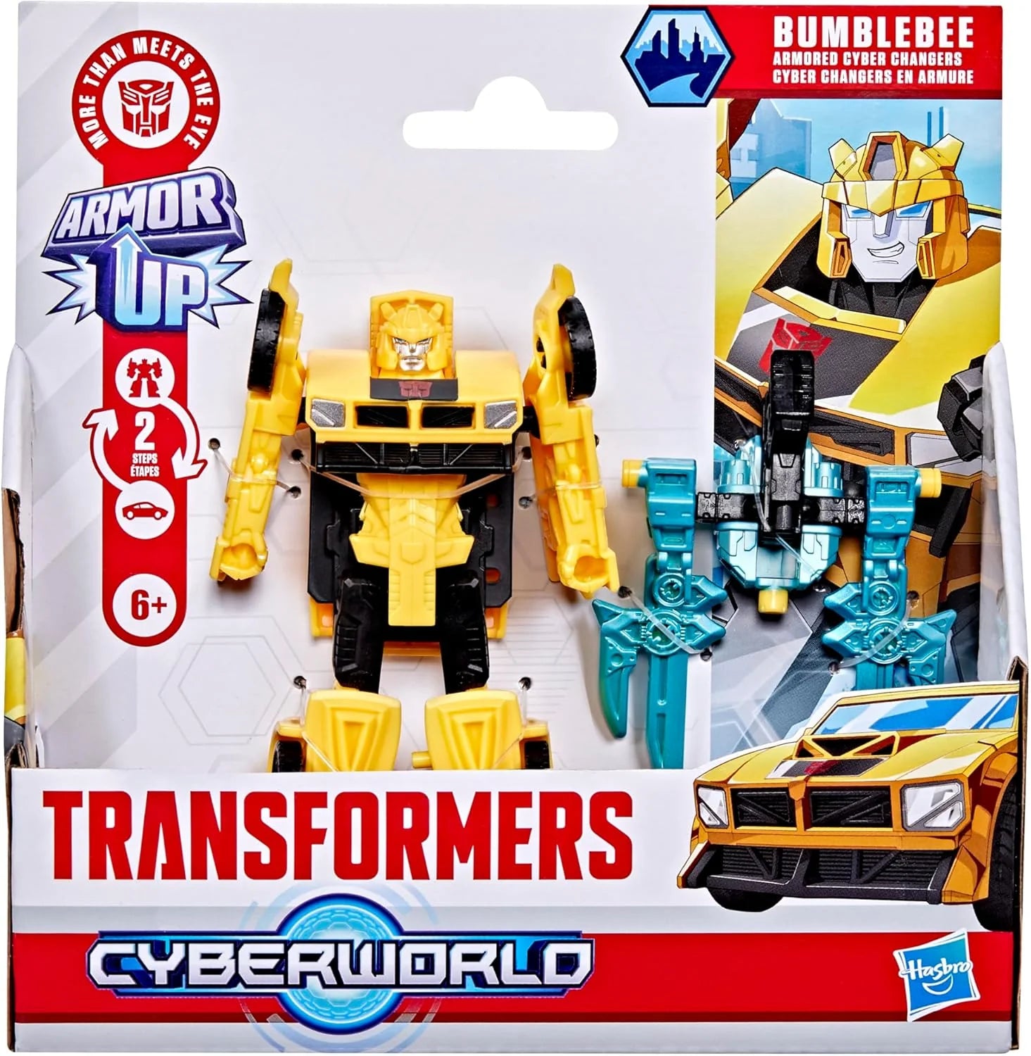 Cyberworld Armored Cyber Change Ast - Bumblebee