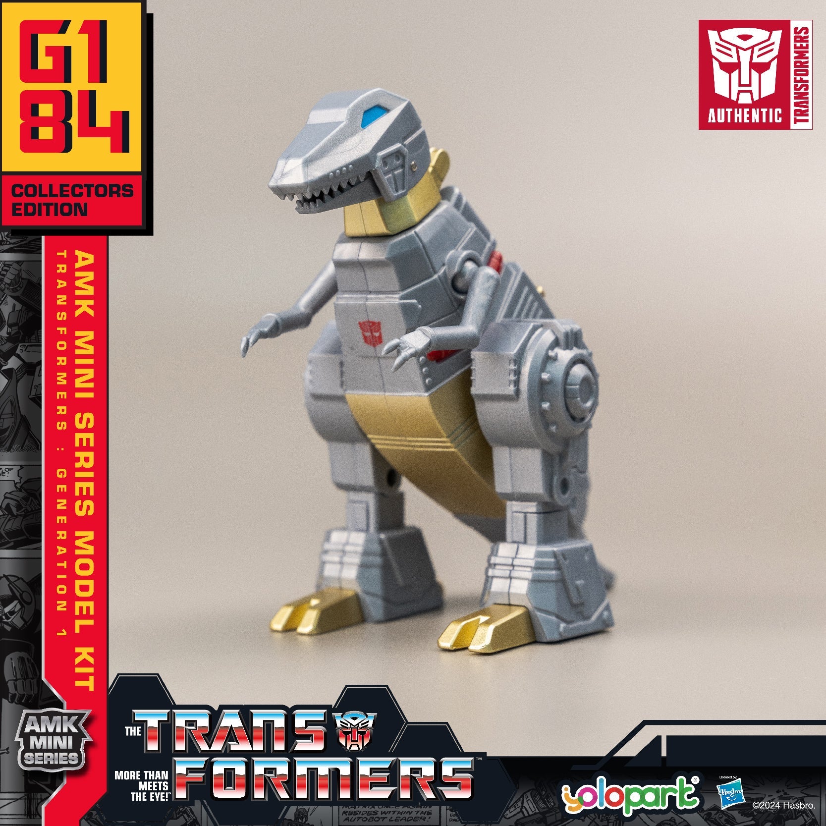 Yolopark AMK Mini G1 Grimlock - Signed by Gregg Berger