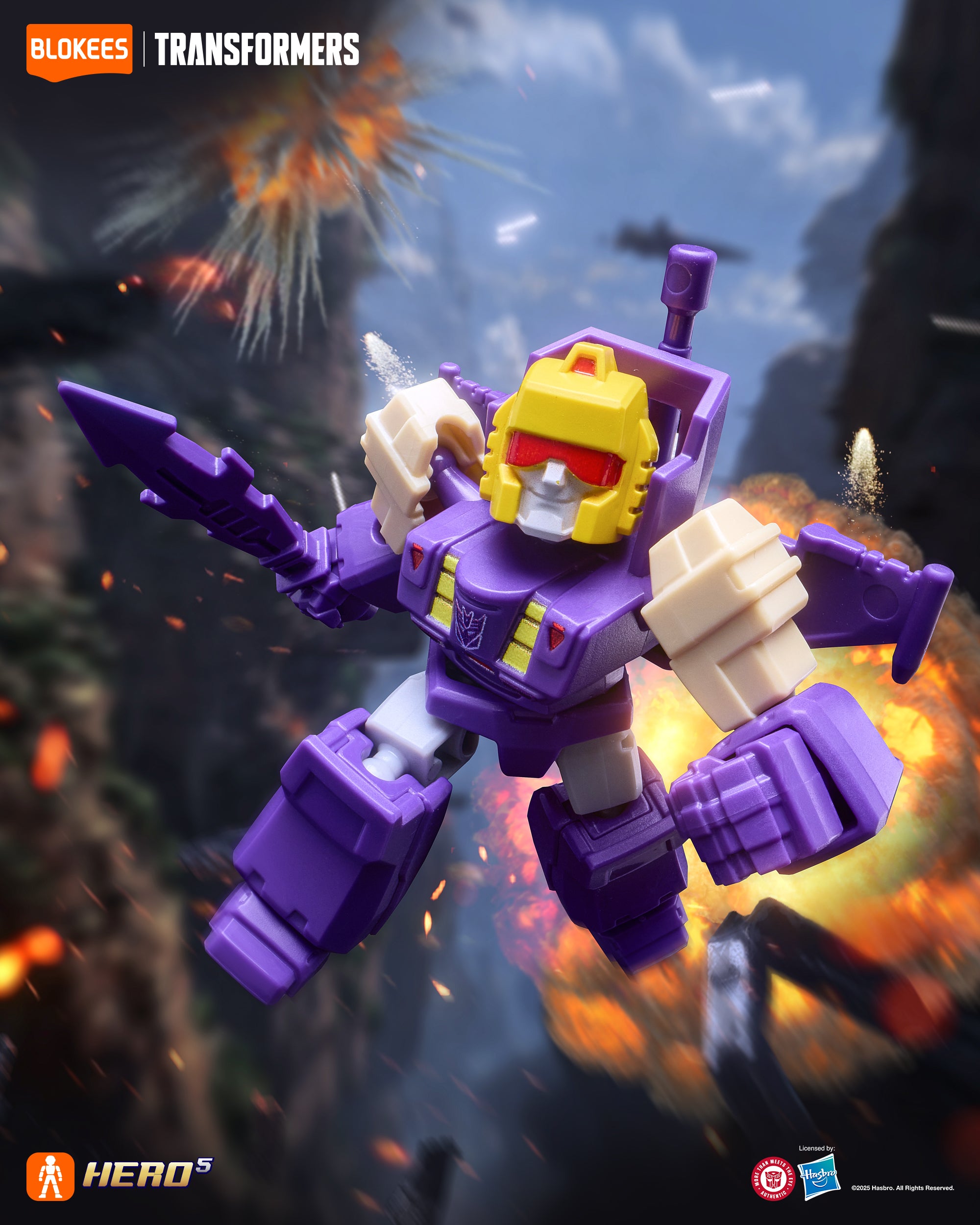 Blokees Transformers Defender Version 03 Heavy Metal War