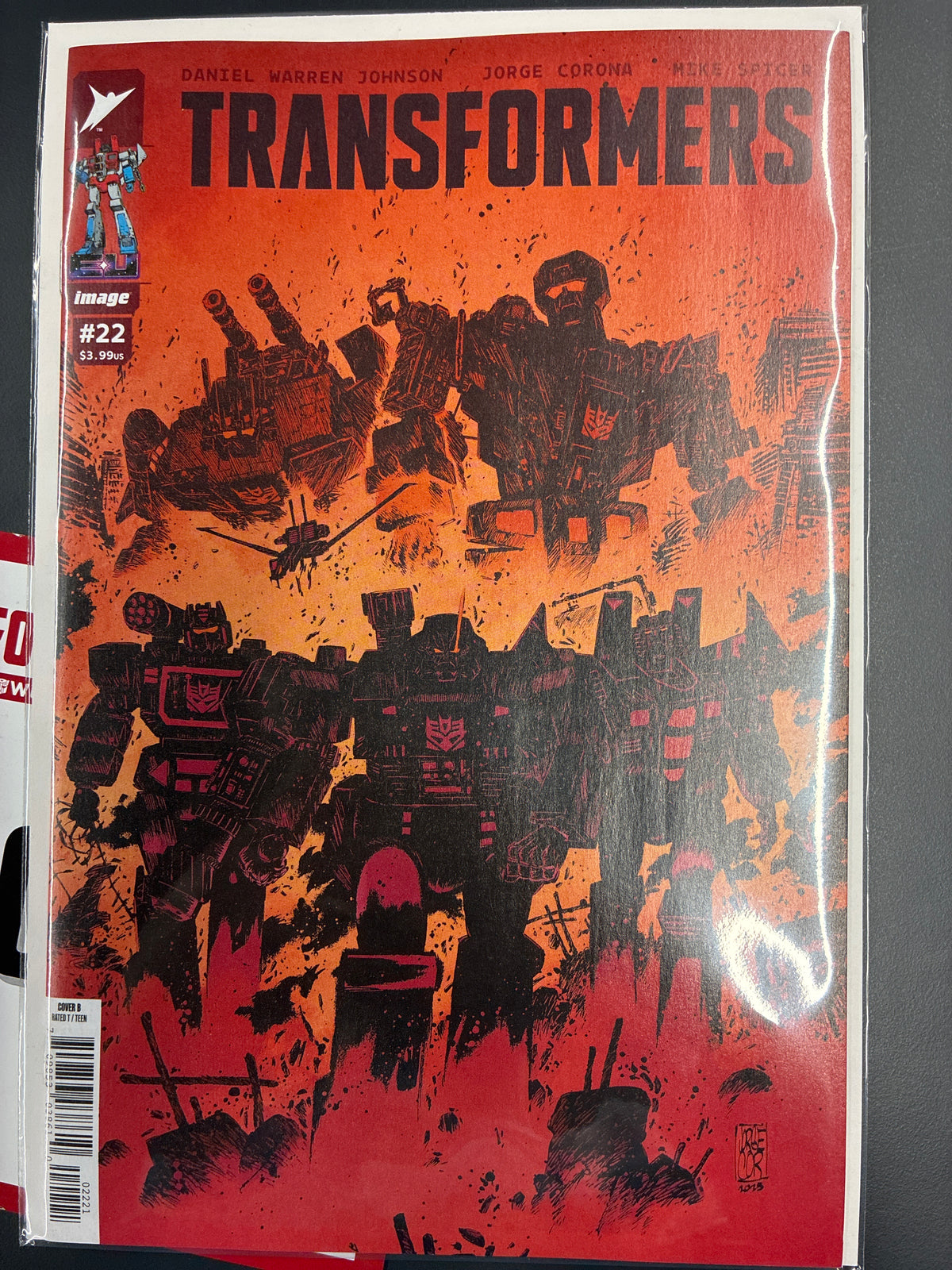 Transformers #22 Cvr B Jorge Corona & Mike Spicer Var