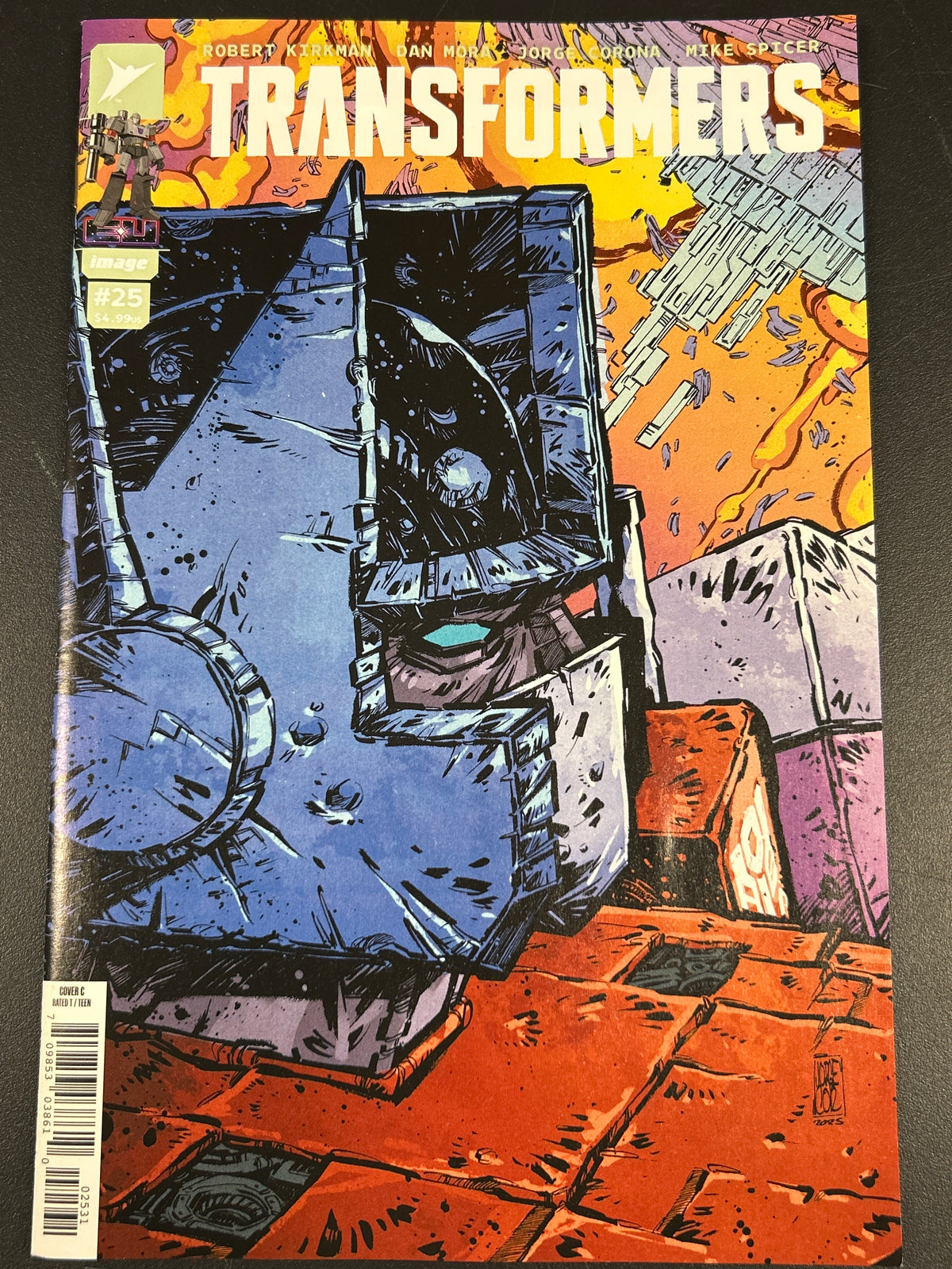 Transformers #25 Cvr C Inc 1:10 Jorge Corona & Mike Spicer Var