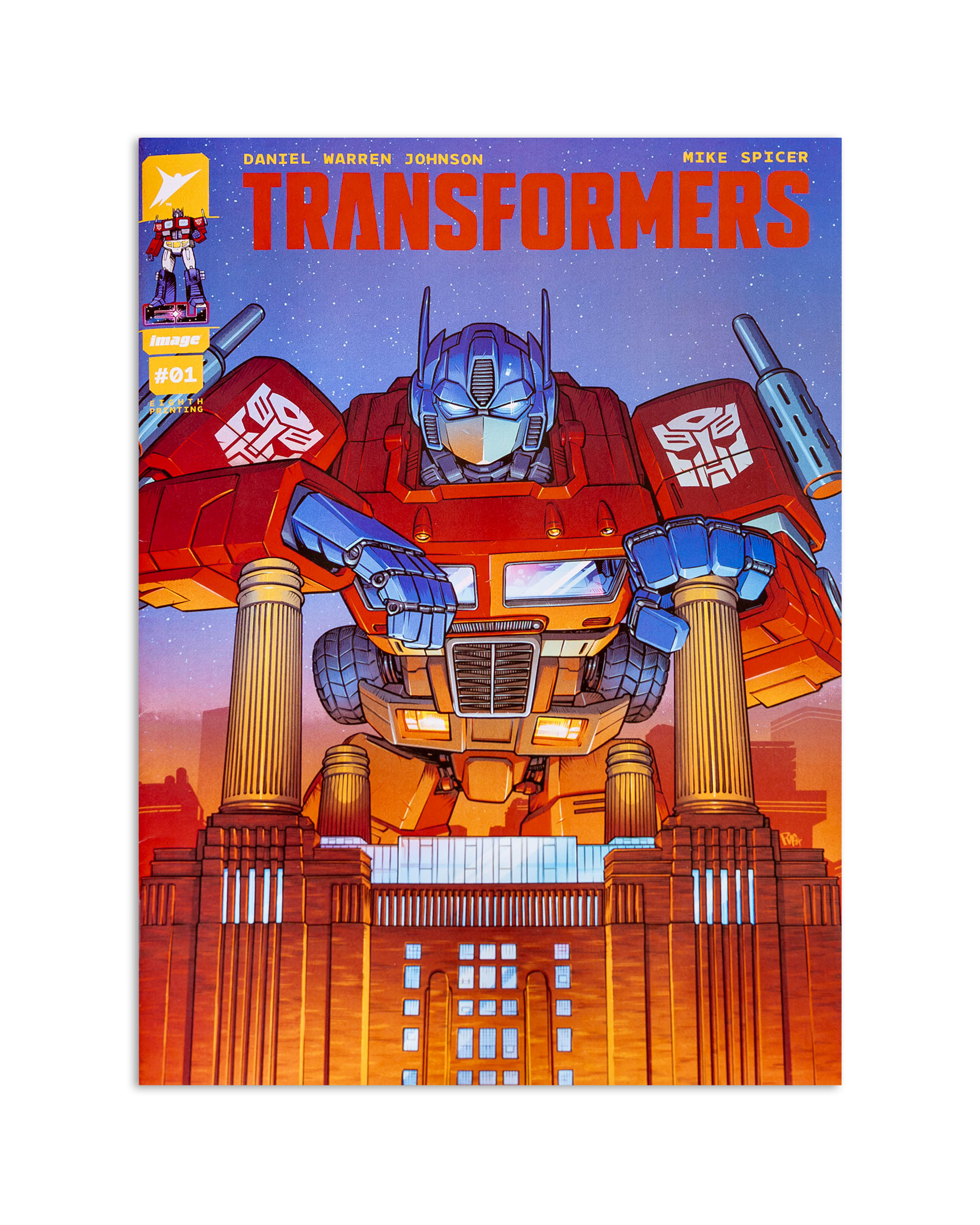 Transformers #1 Battersea Bespoke Comic (Coloured)