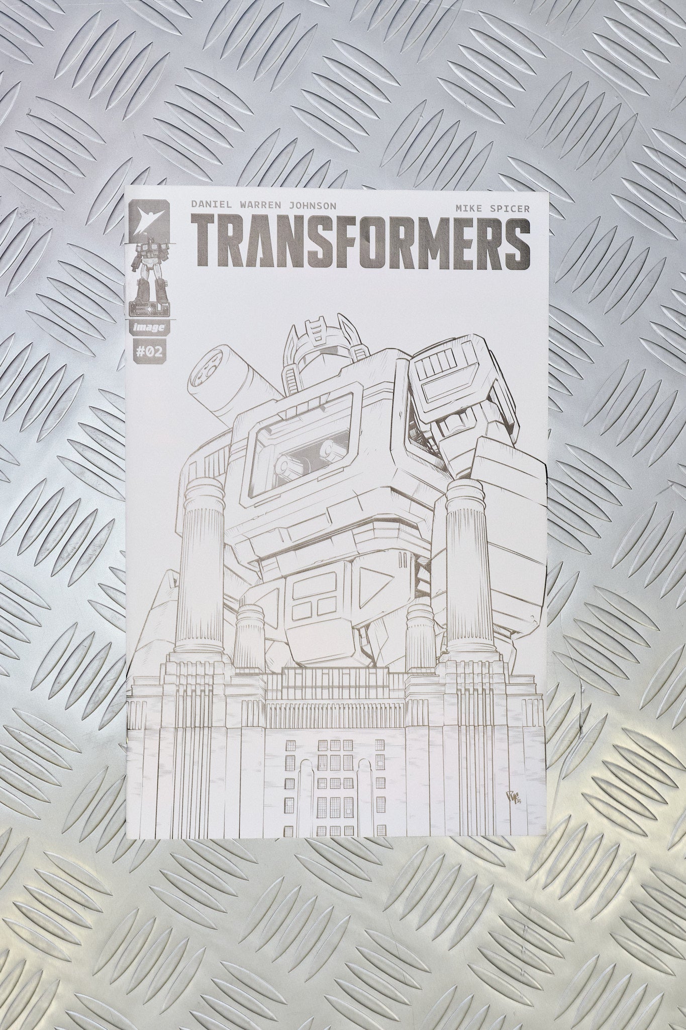 Transformers #2 Battersea Bespoke Comic (Sketch)
