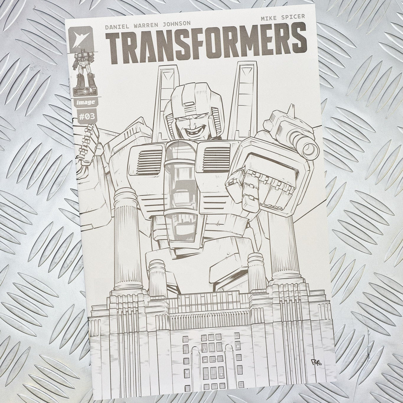 Transformers #3 Battersea Bespoke Comic (Sketch)