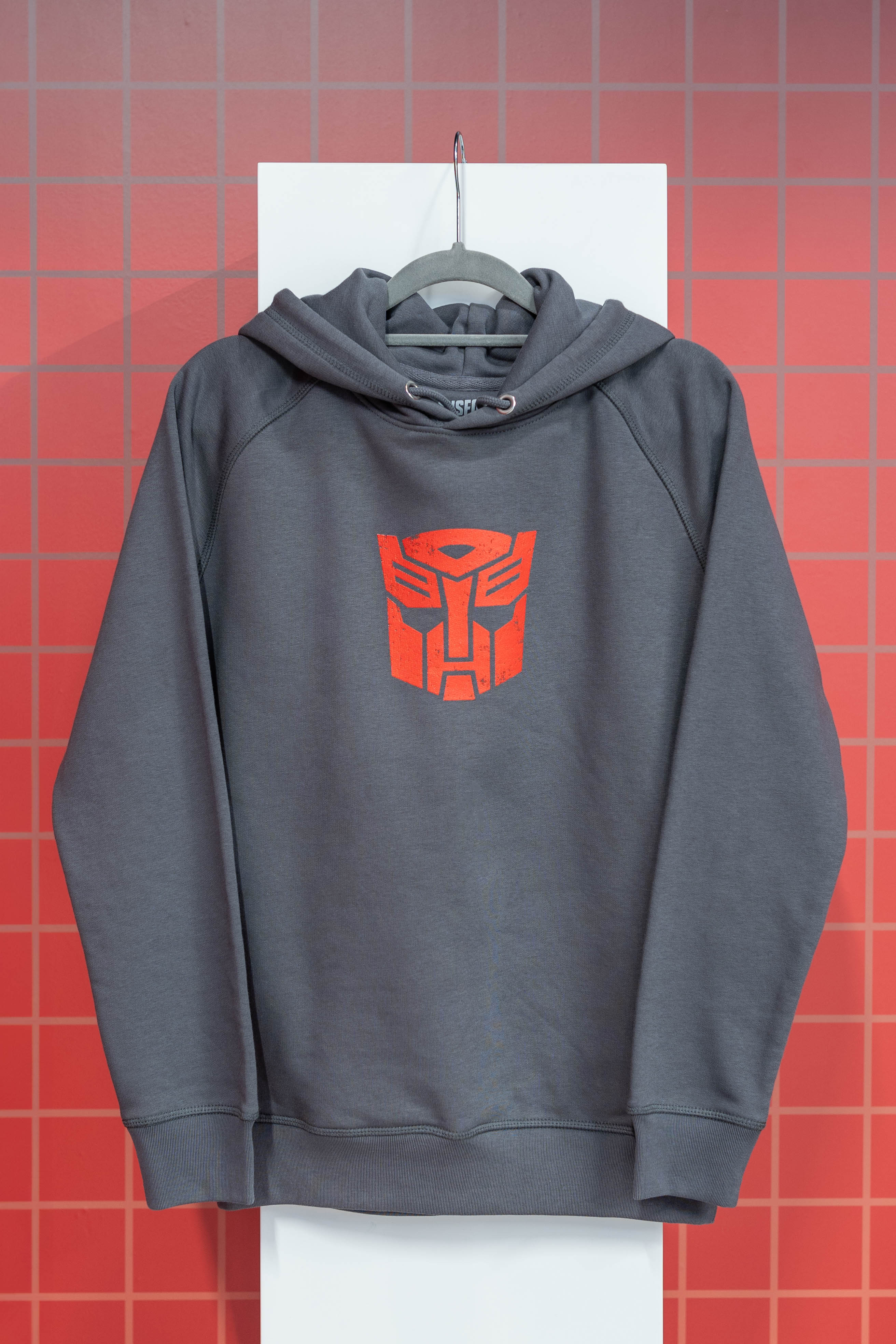 Transformers Comic Battersea Power Station Grey Hoodie