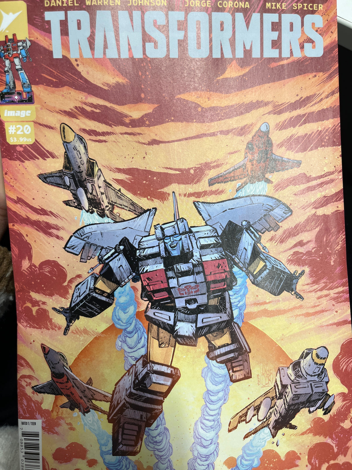 Transformers #20 Cvr B Jorge Corona & Mike Spicer Var