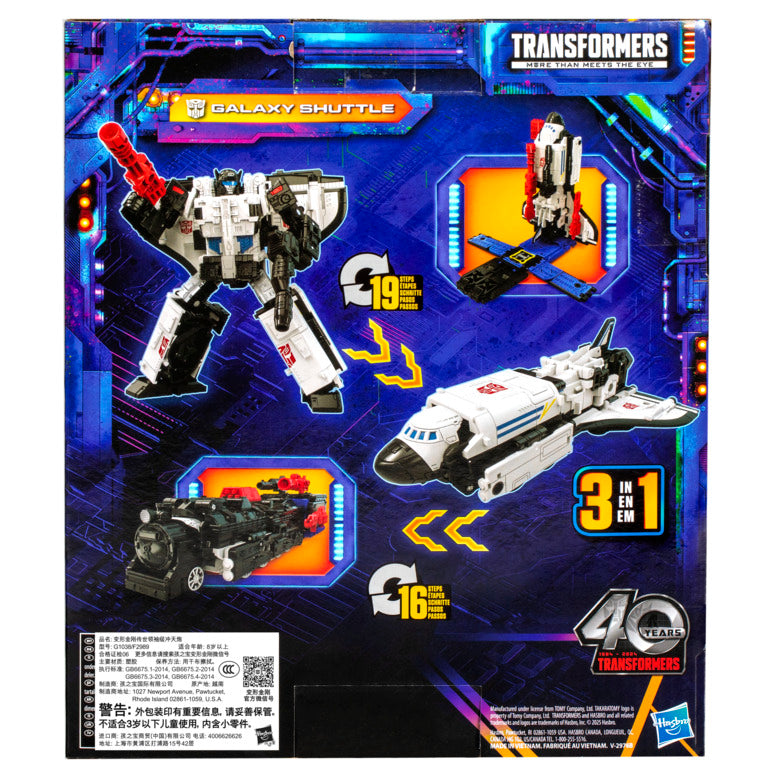 Transformers Generations Legacy United Leader Class Action Figure Galaxy Shuttle