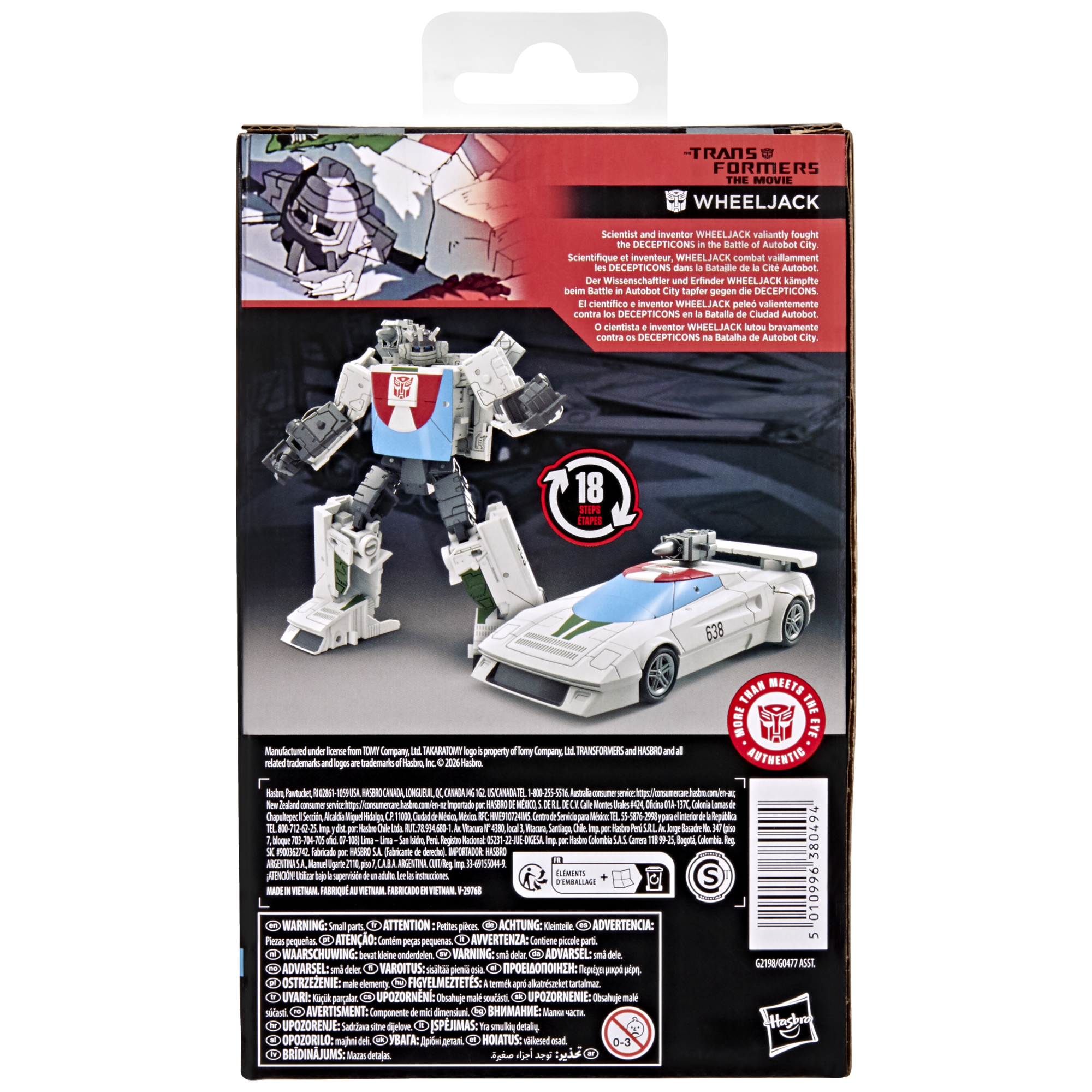 Transformers Studio Series The Transformers: The Movie Deluxe Class Wheeljack