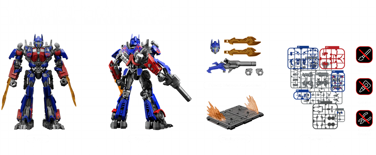Blokees Transformers Classic Class 09 Optimus Prime Model Kit