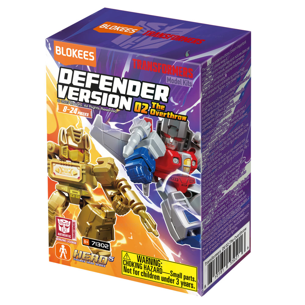 Transformers Defender Version 02 The Overthrow Blind Box | Transformers ...