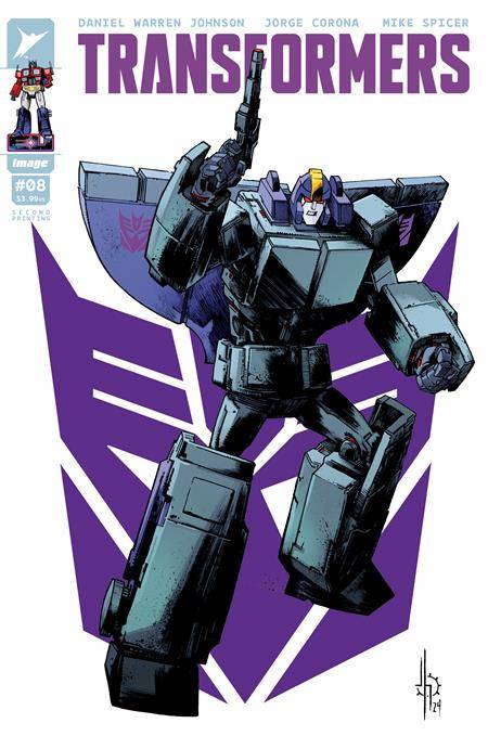 Transformers #8 2Nd Printing Cover A Decepticon