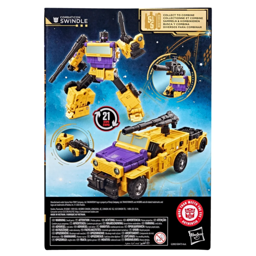 Transformers Age of the Primes Voyager Class Combaticon Swindle