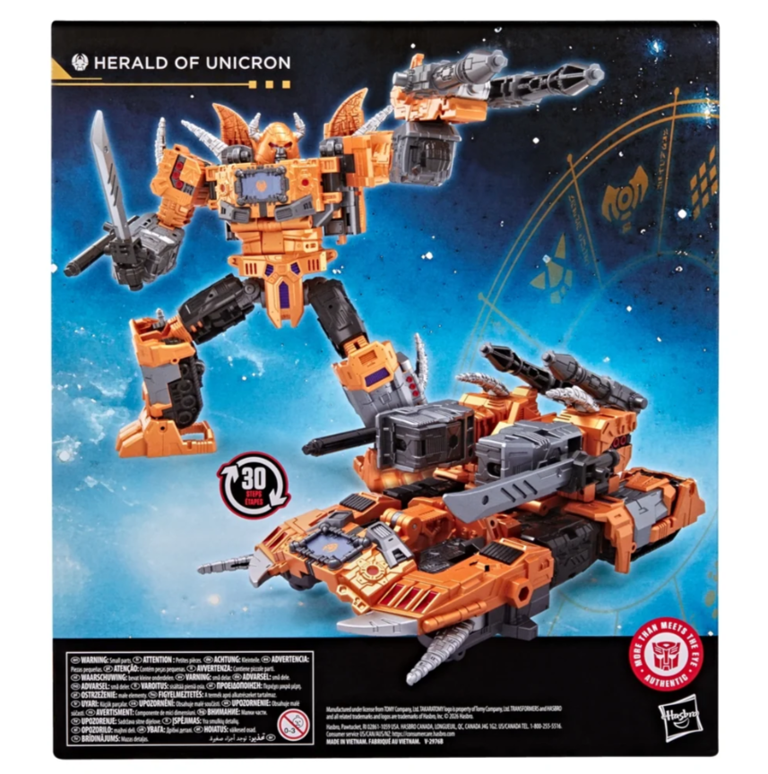 Transformers Age of the Primes Leader Class Herald of Unicron