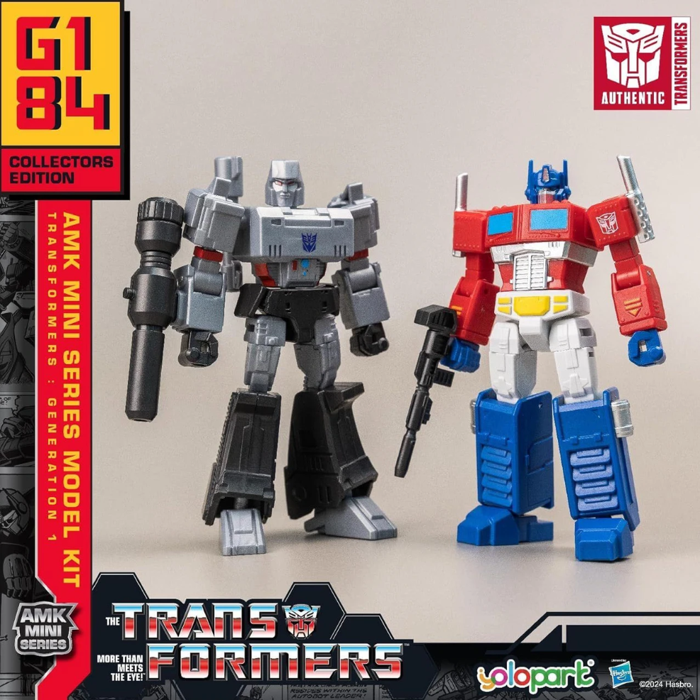 Transformers AMK MINI Series OPTIMUS PRIME vs MEGATRON 12cm Model Kit 2-Pack