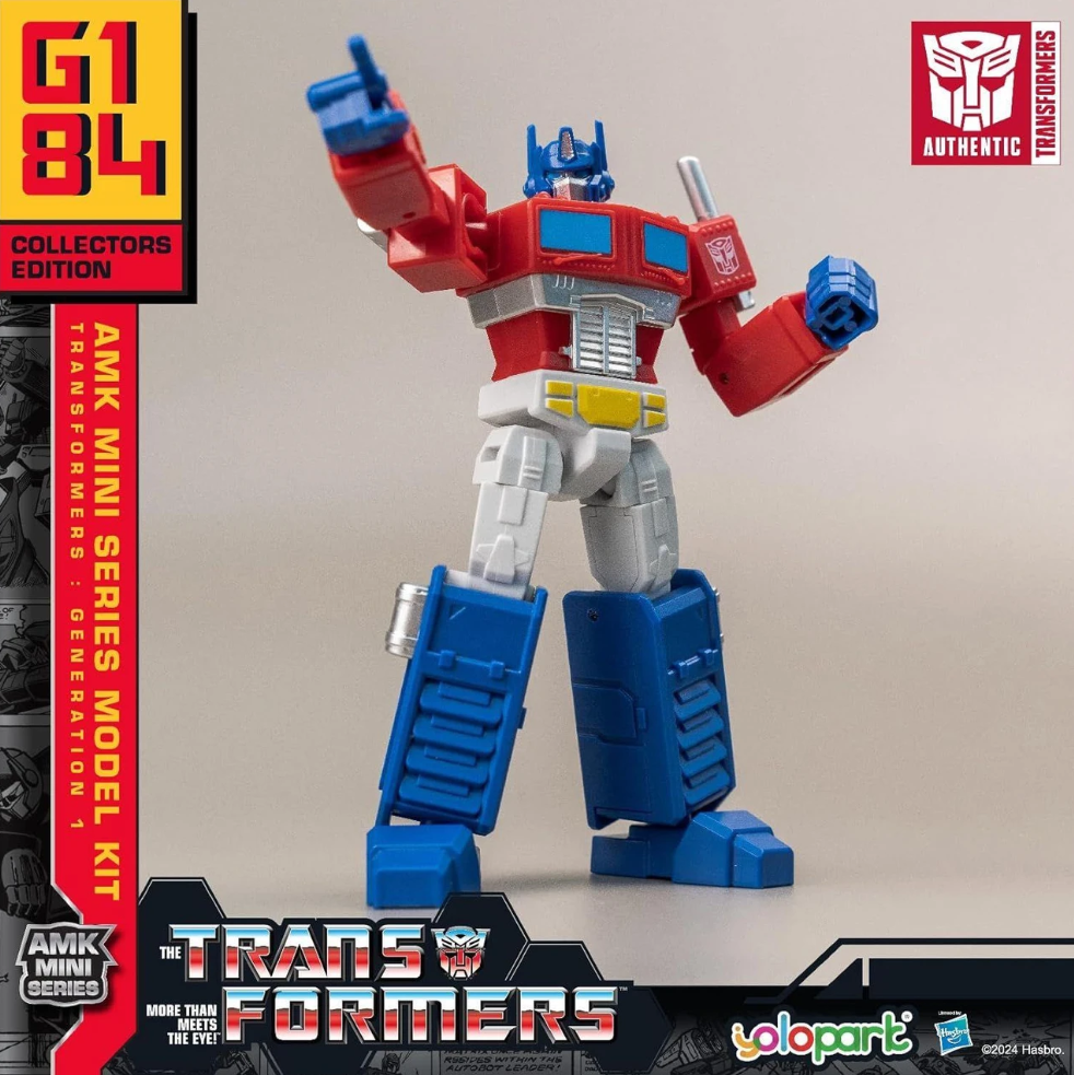 Transformers AMK MINI Series OPTIMUS PRIME vs MEGATRON 12cm Model Kit 2-Pack