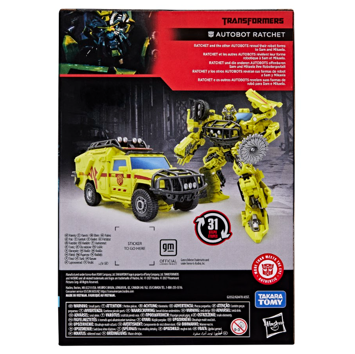 Transformers Studio Series Movie 1 Voyager Class Ratchet