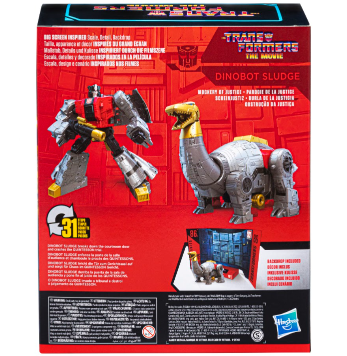 Transformers Studio Series 86 The Movie Leader Class Sludge