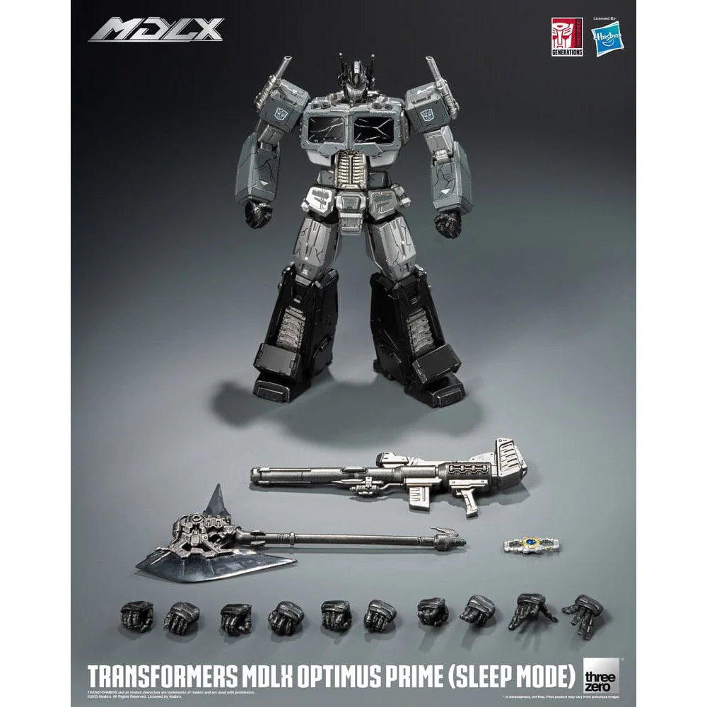 Transformers MDLX Optimus Prime (Sleep Mode) | threezero HEO Exclusive | 18cm