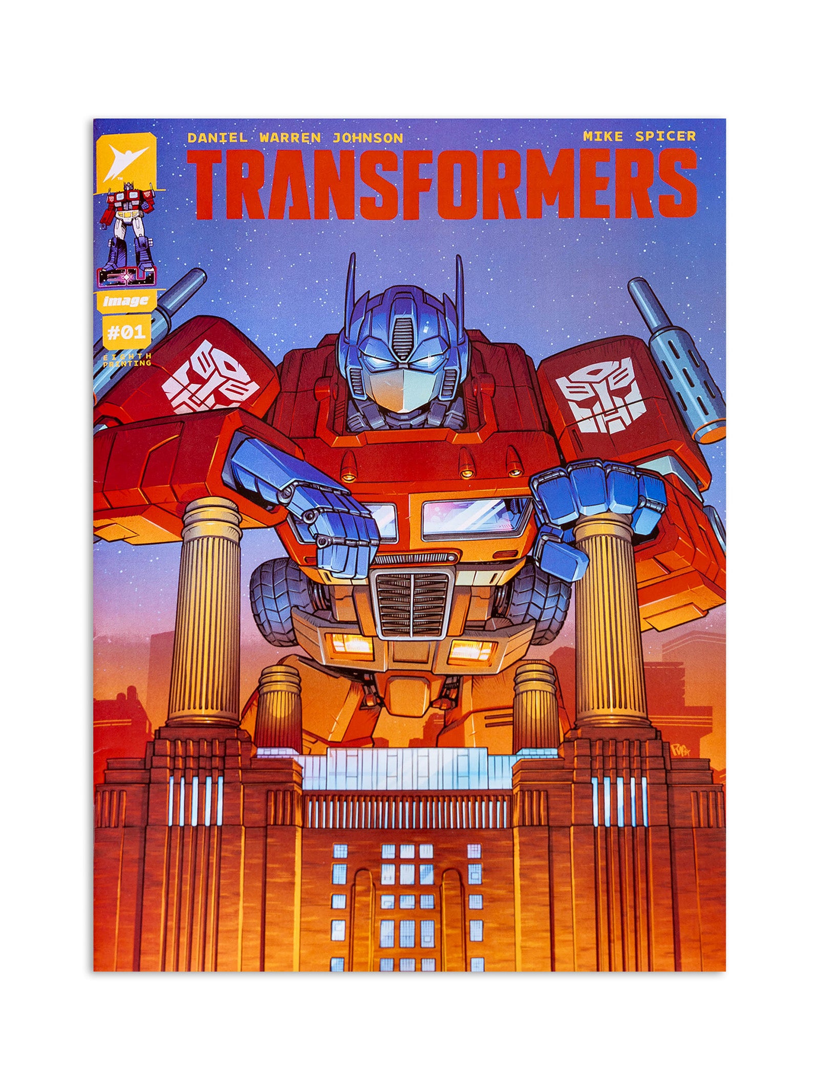 Transformers #1 Battersea Bespoke Comic (Coloured)