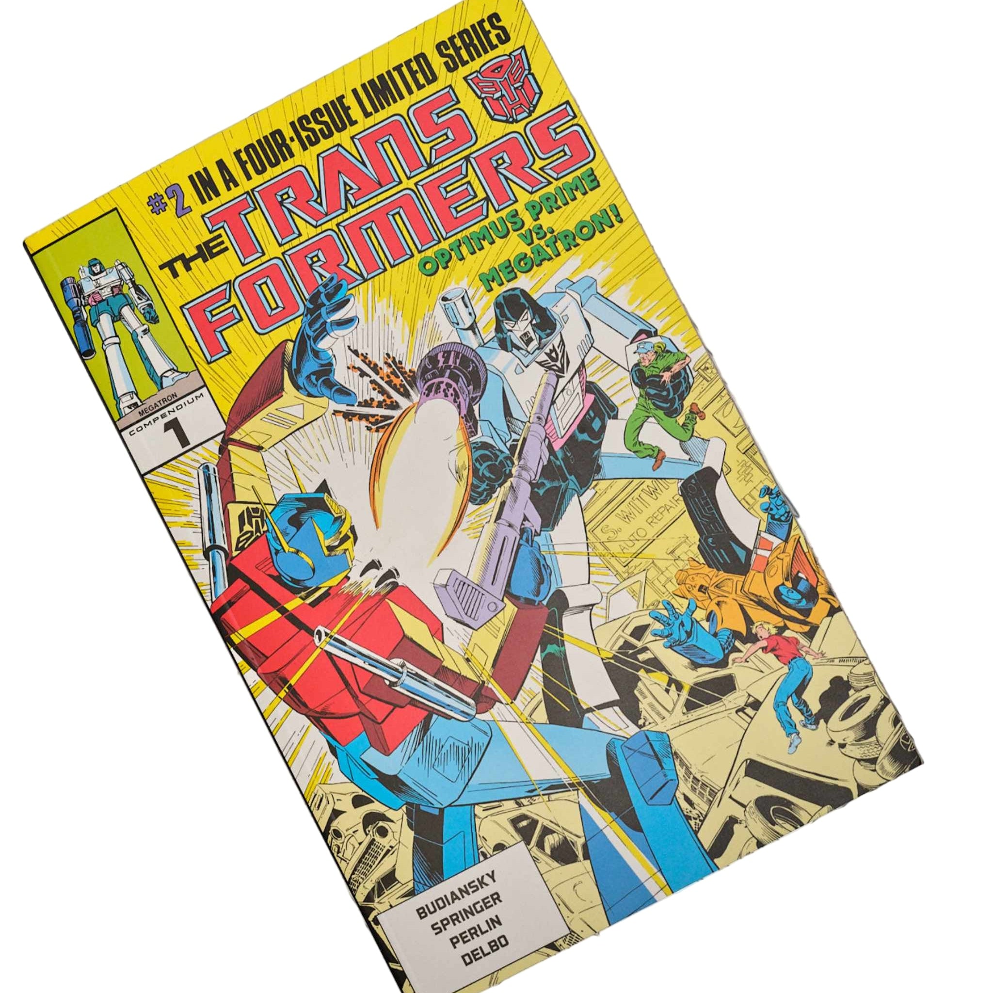 Transformers Battersea Compendium 01 - Exclusive cover & Signed by Simon Furman