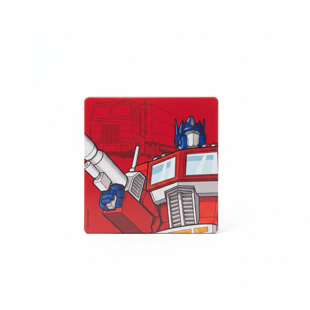Transformers Optimus Prime Ceramic Coaster | Autobot Leader Gift