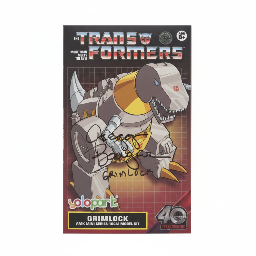 Yolopark AMK Mini G1 Grimlock - Signed by Gregg Berger