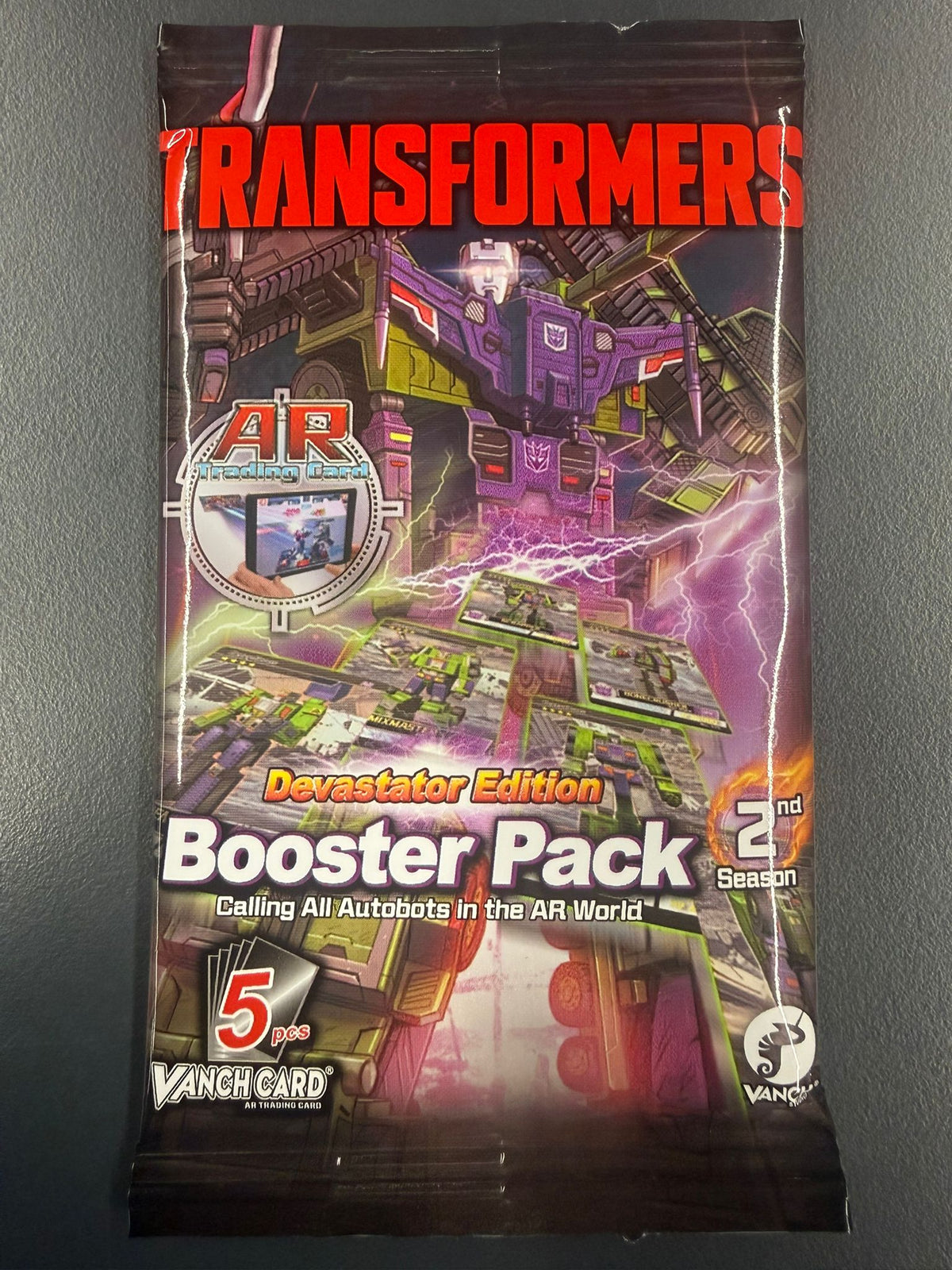 Transformers AR Vanch Card Season 2 Booster Pack Trading Cards