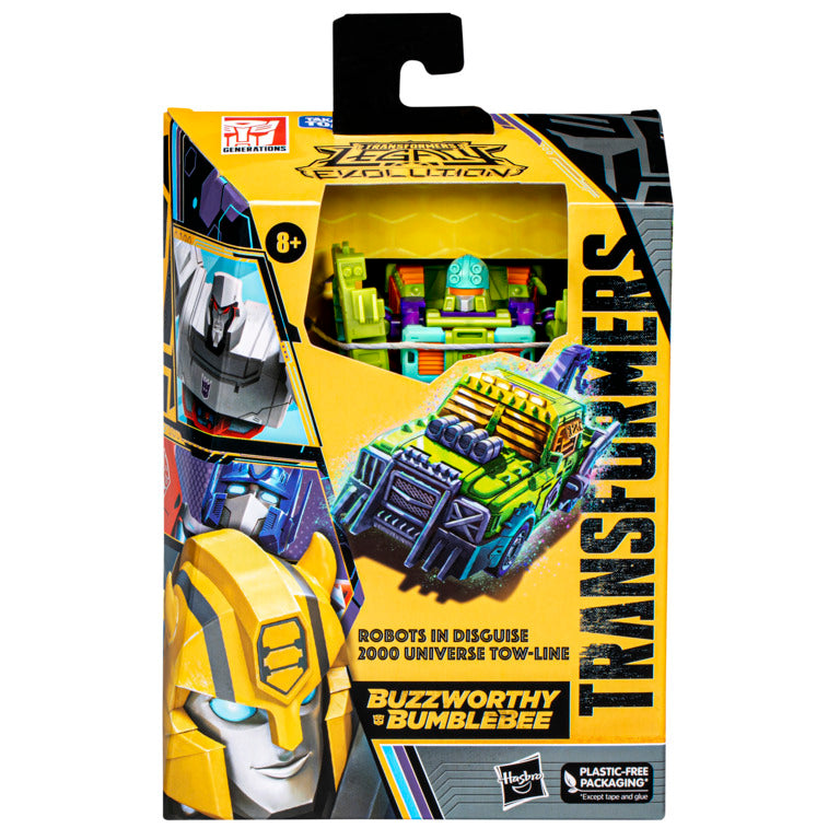 Transformers Legacy Buzzworthy Bumblebee Deluxe Class R.I.D (2001) Tow Line