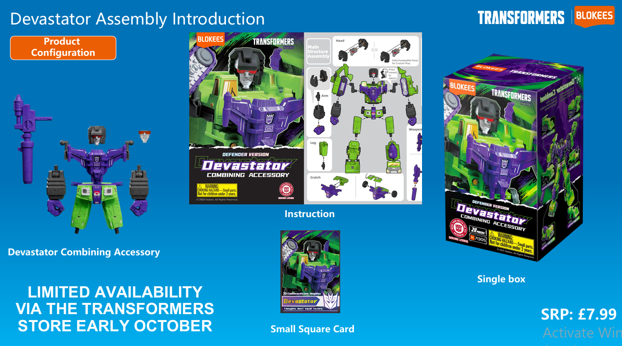 Transformers Devastator Combining Accessory (Pre Order)