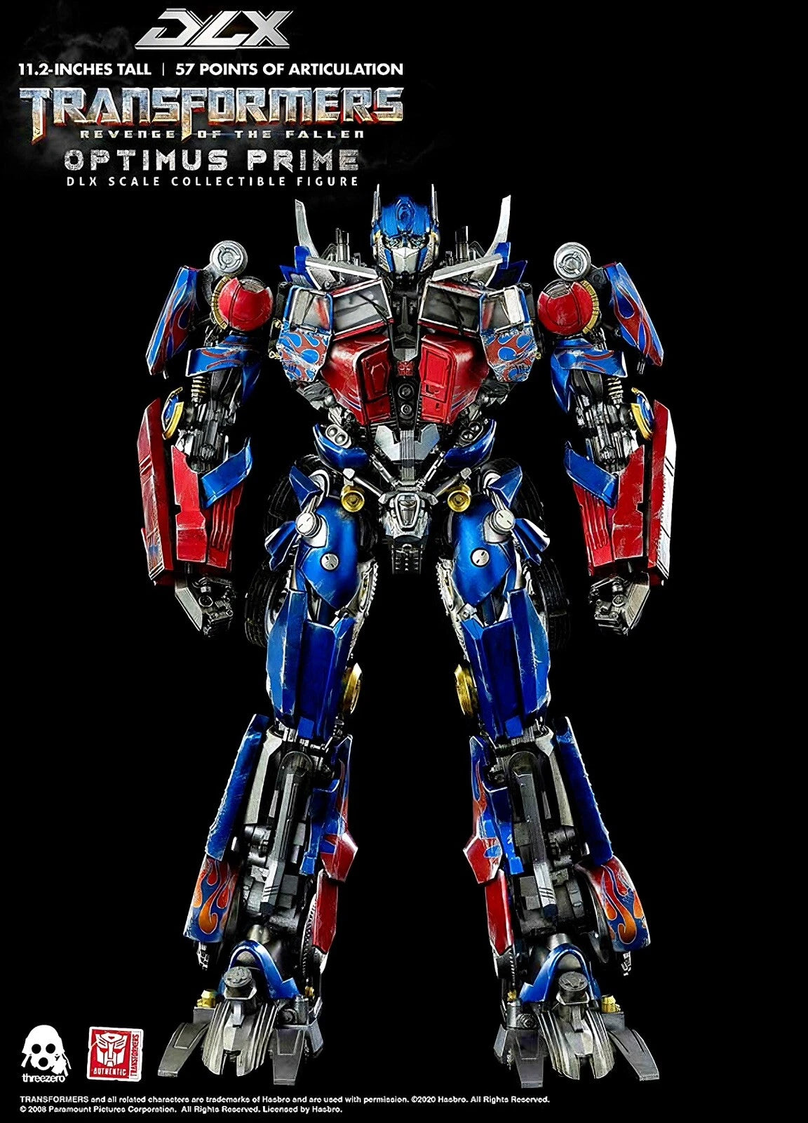Transformers: Revenge Of The Fallen Dlx Action Figure 1/6 Optimus Prime 28 Cm