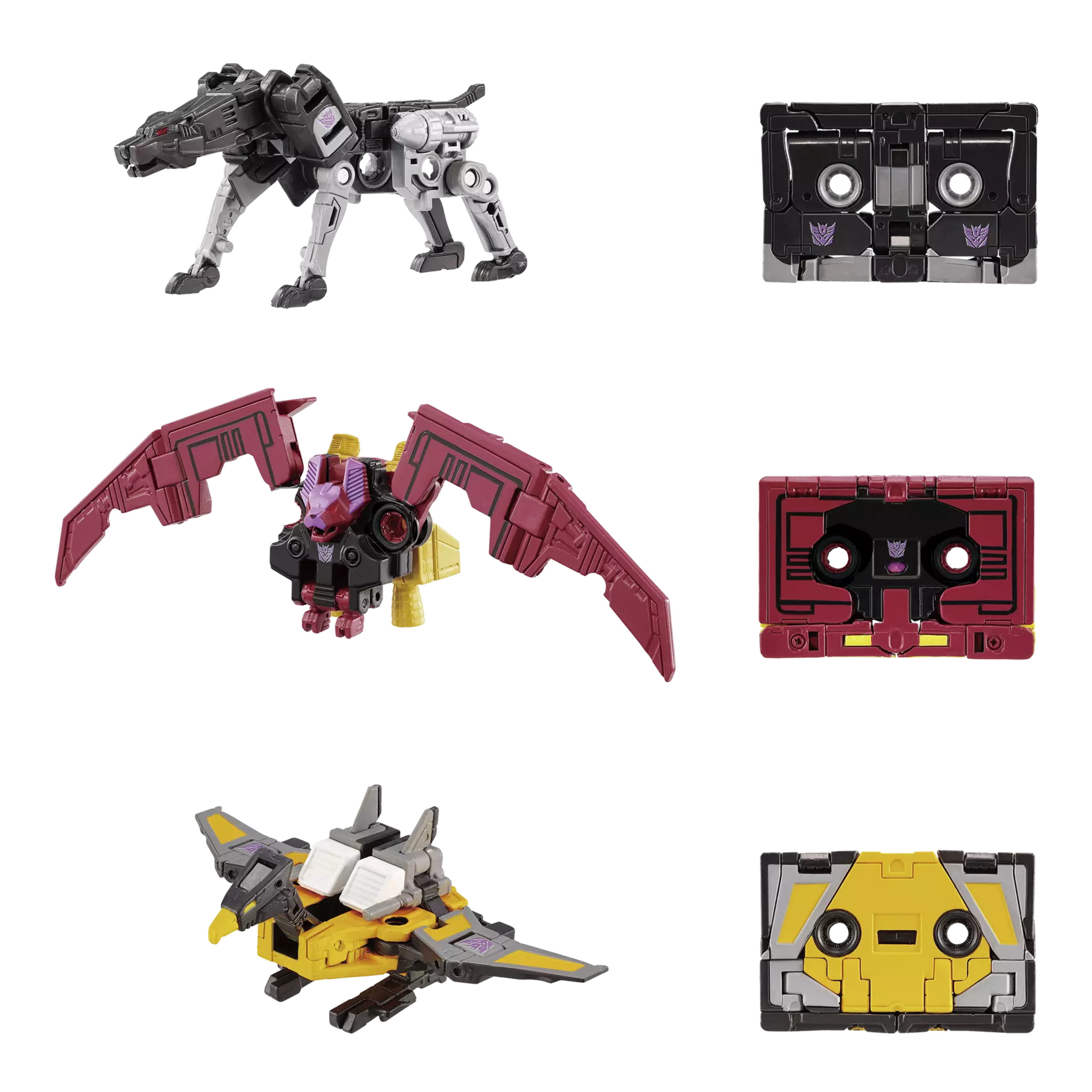 Transformers Takara Tomy Mpg-22 Jaguar, Buzzsaw, & Ratbat