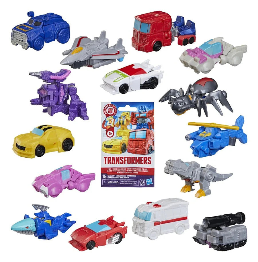 Transformers Mini Action Figures 4 Cm Tiny Turbo Changers